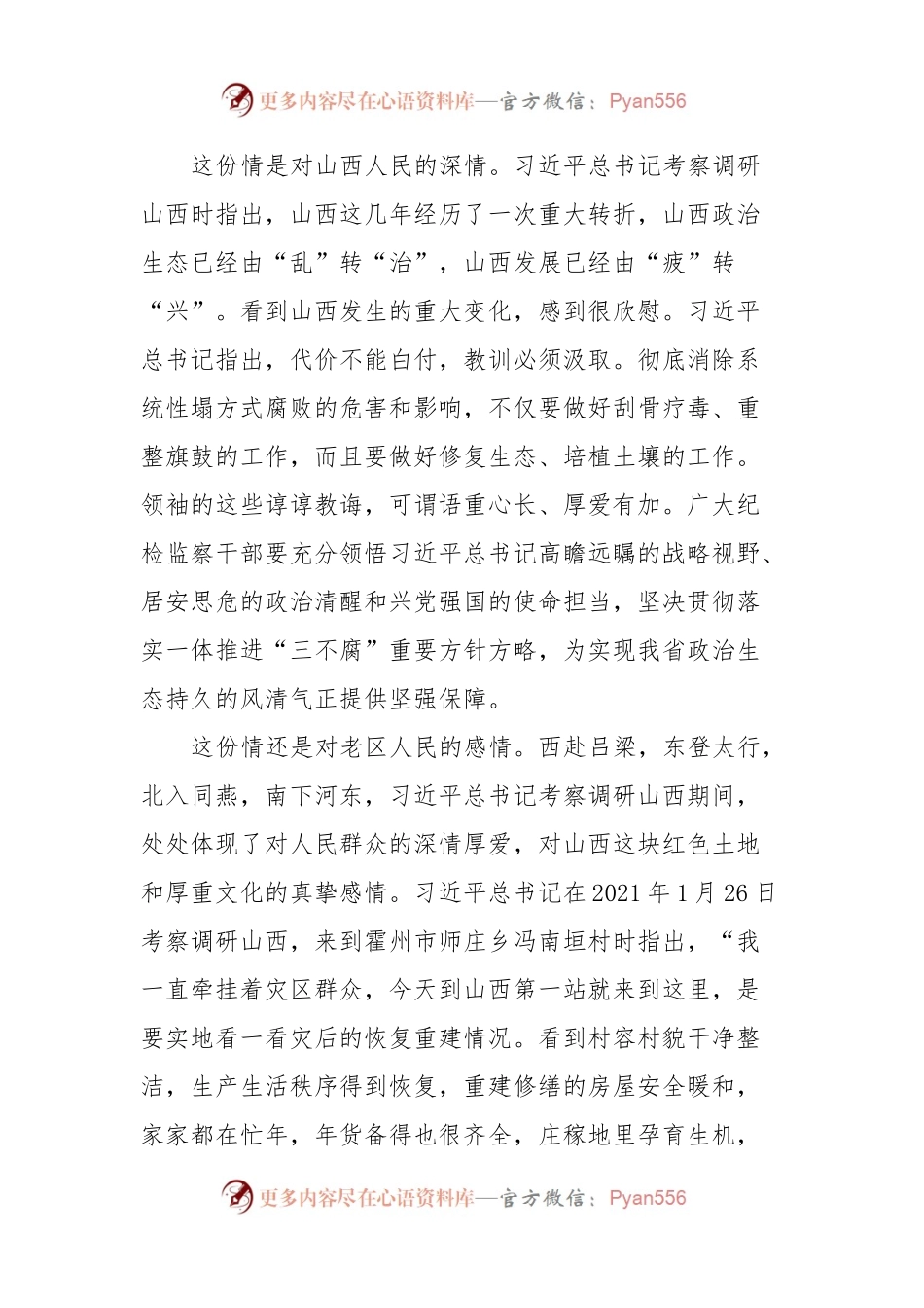 中心组发言：学习贯彻总书记考察指示精神推进时代纪检监察工作高质量发展.docx_第2页