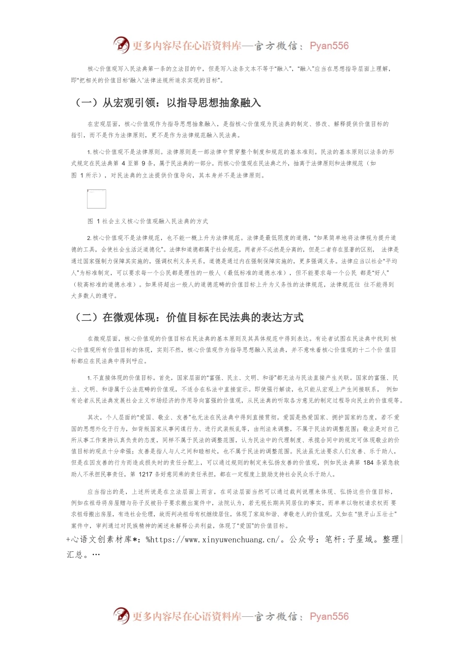 【讲义文稿】社会主义核心价值观融入民法典的方式及实践路径.docx_第2页