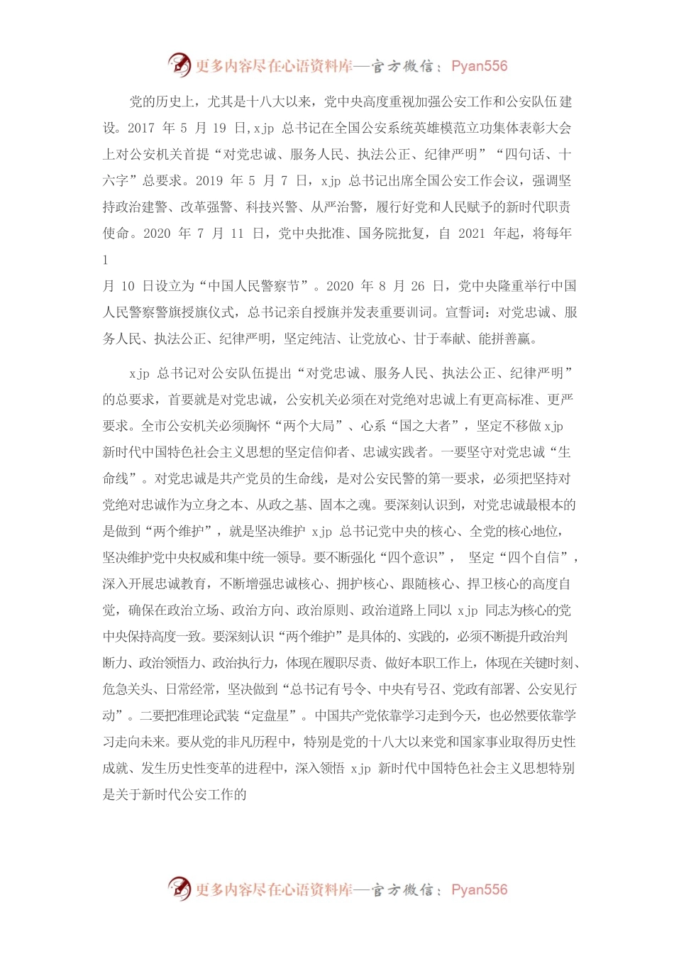 专题党课：筑牢政治忠诚锻造四个铁一般公安铁军.docx_第2页