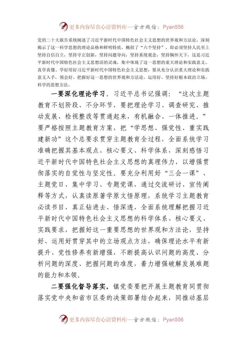 主题教育专题党课讲稿：感悟思想伟力凝聚奋进力量以实干担当推动经济社会发展.docx_第2页