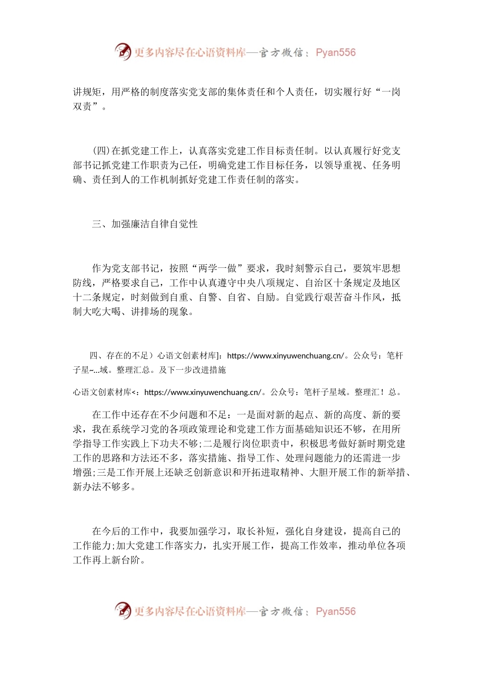 乡镇基层党支部书记抓党建述职报告.docx_第2页