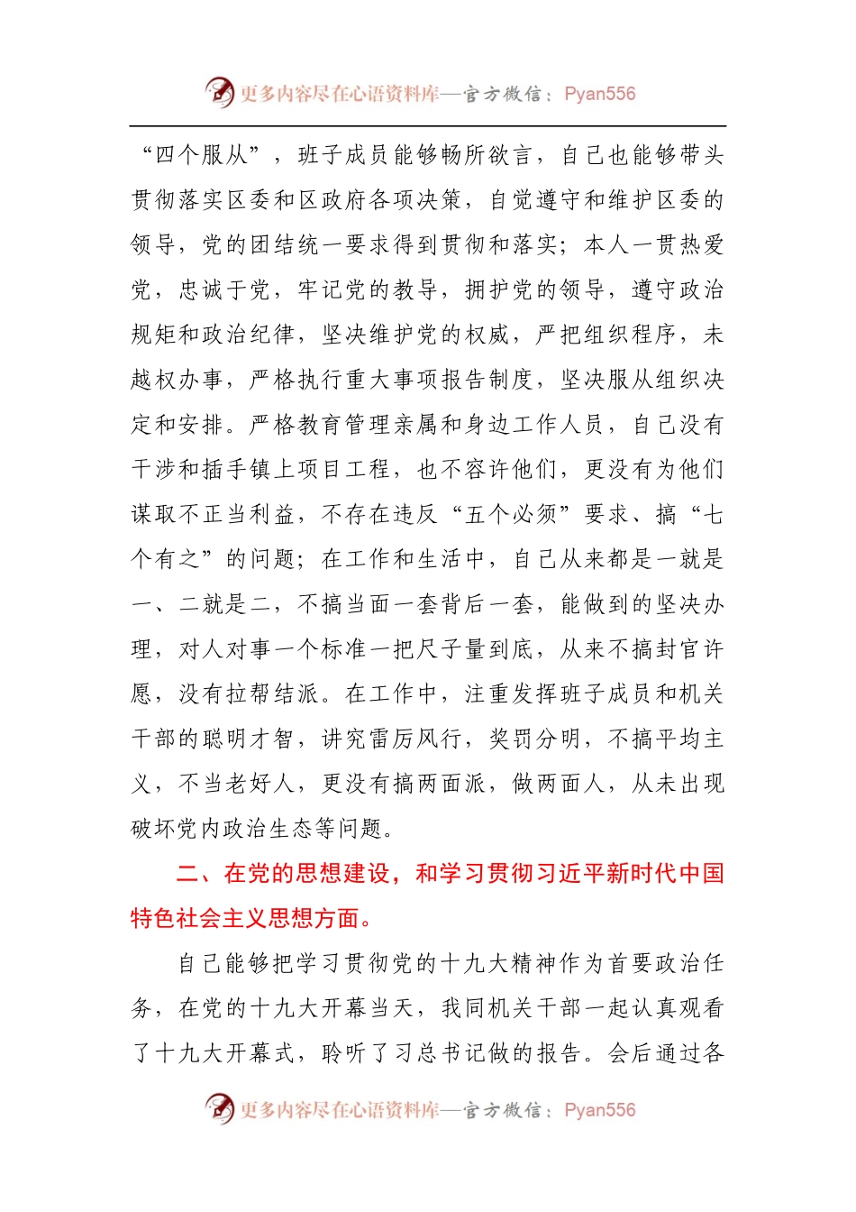 乡镇长巡察工作个人自查报告.docx_第2页