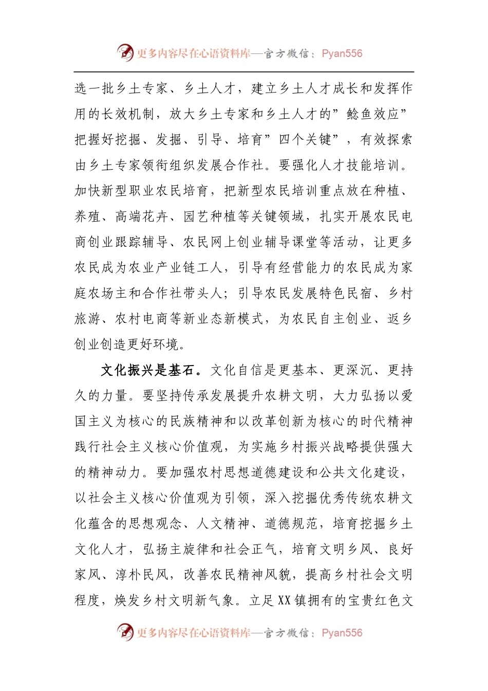 乡村振兴发言：着力从五个方面打好乡村振兴的组合拳[3].docx_第2页