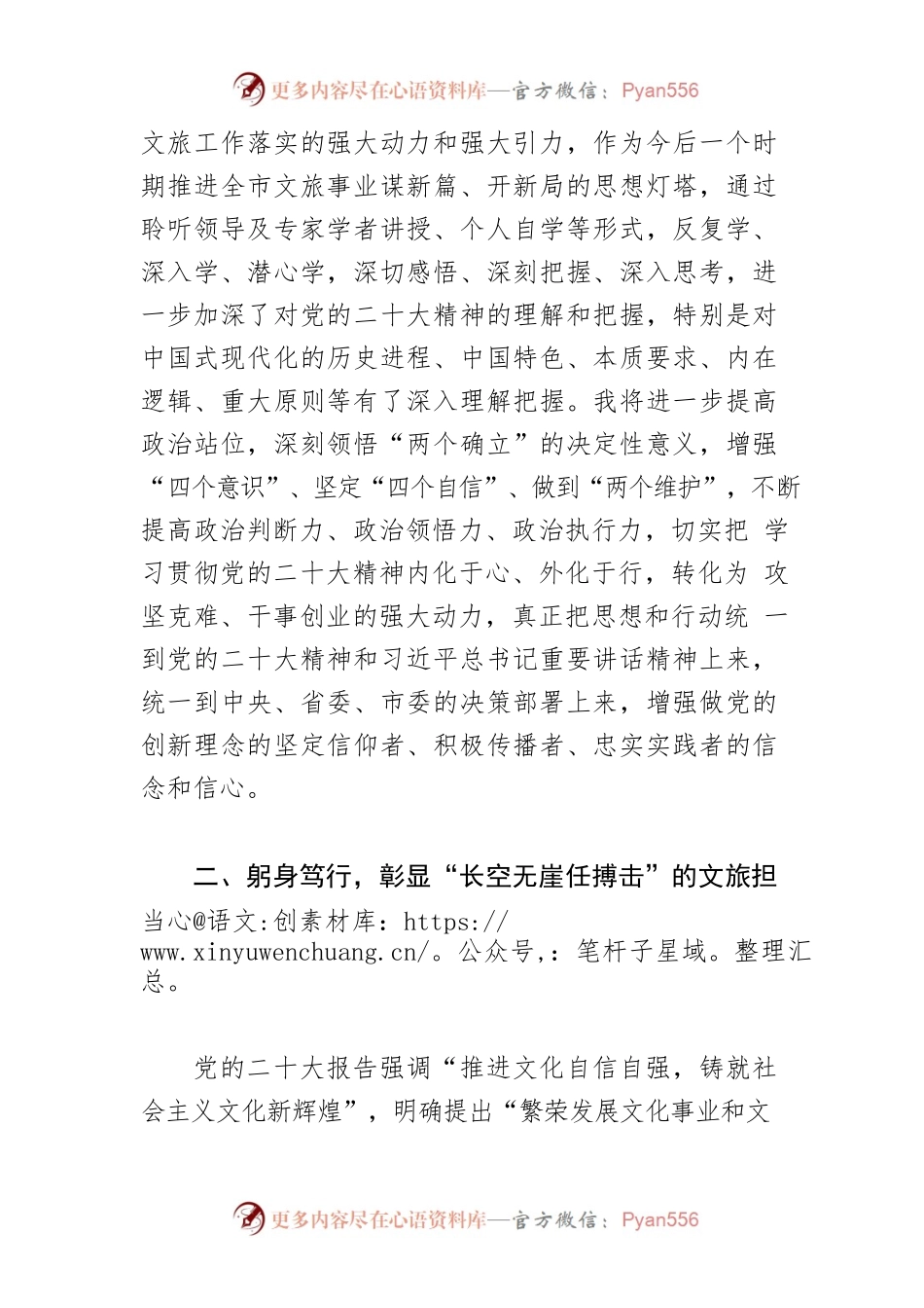 【文体旅游广电局长中心组研讨发言】蓝图已绘就 奋斗正当时.docx_第2页