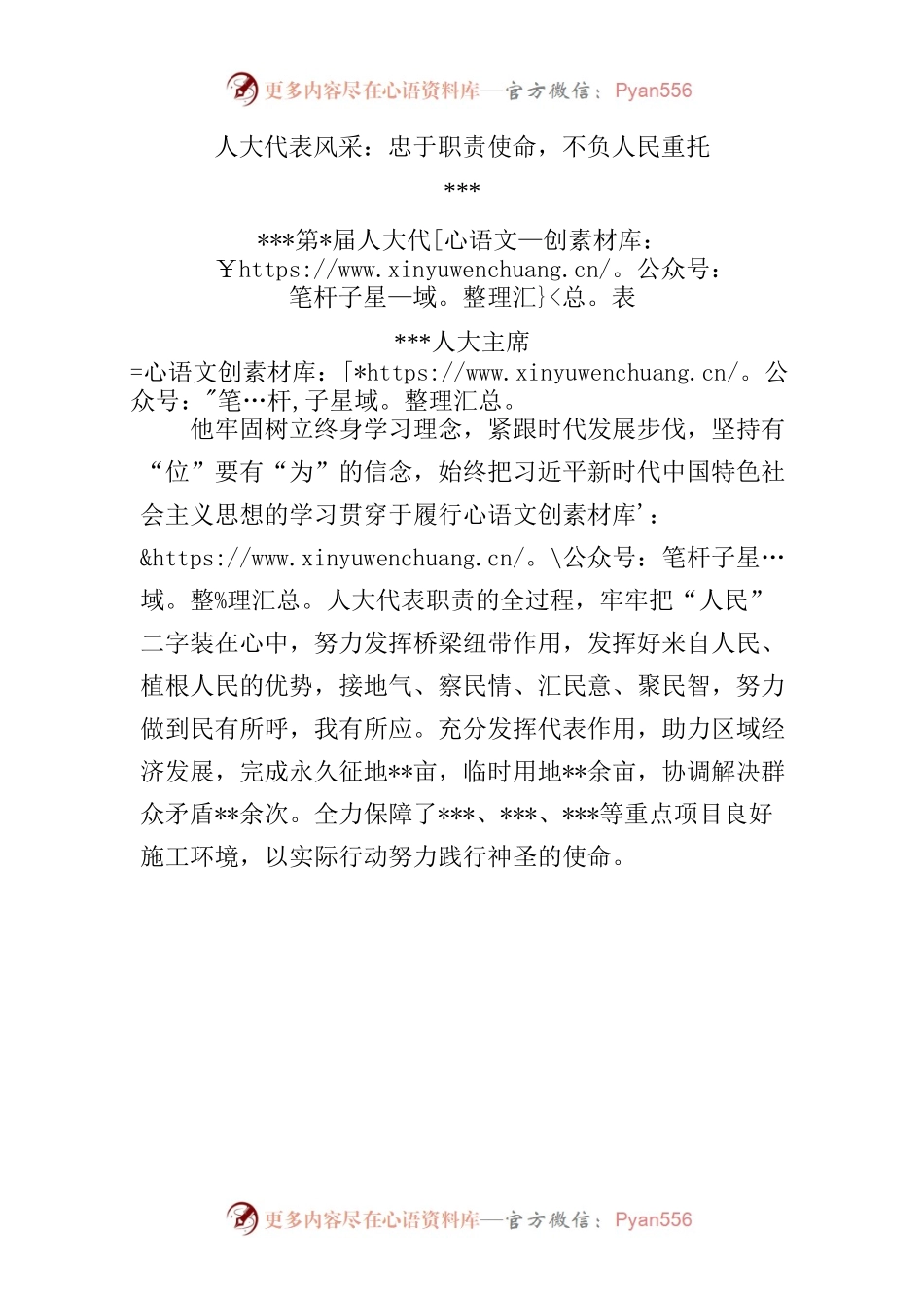 人大代表风采：忠于职责使命，不负人民重托.docx_第1页