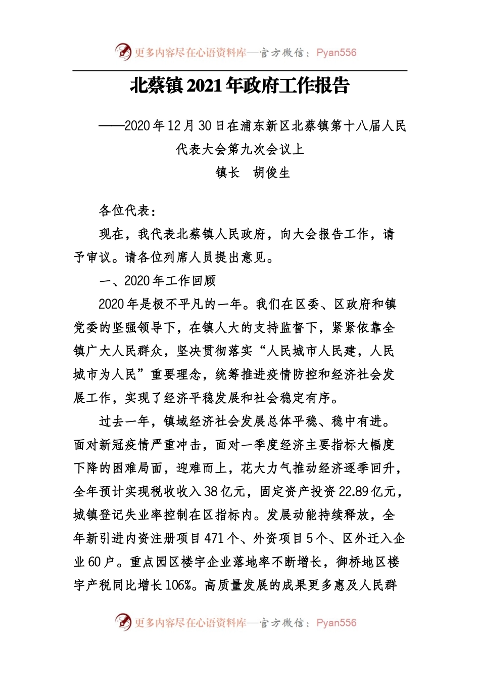 乡镇政府工作报告专辑.docx_第1页
