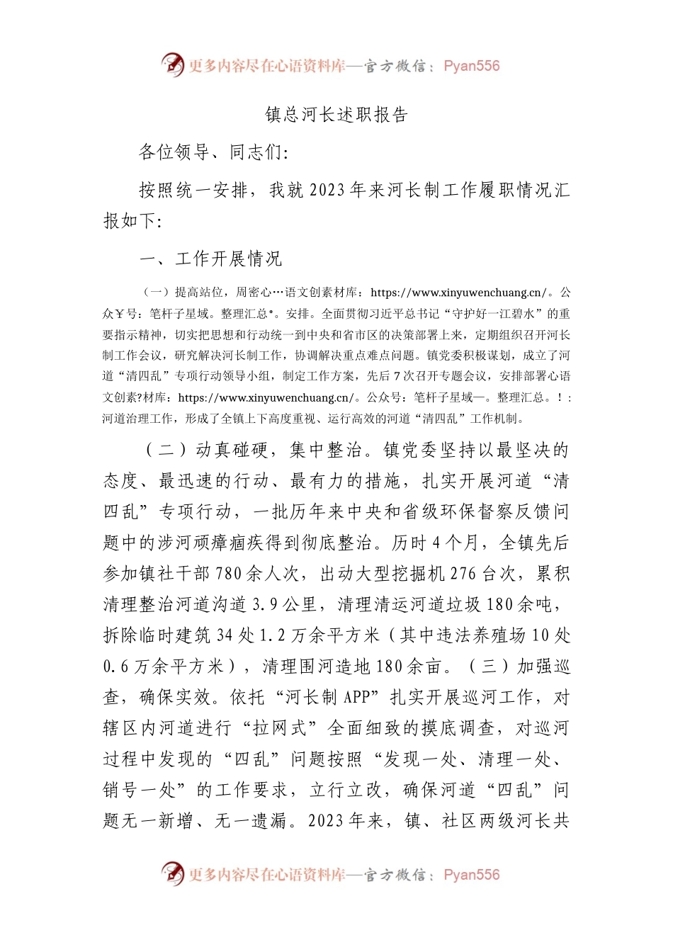 乡镇总河长述职报告.docx_第1页