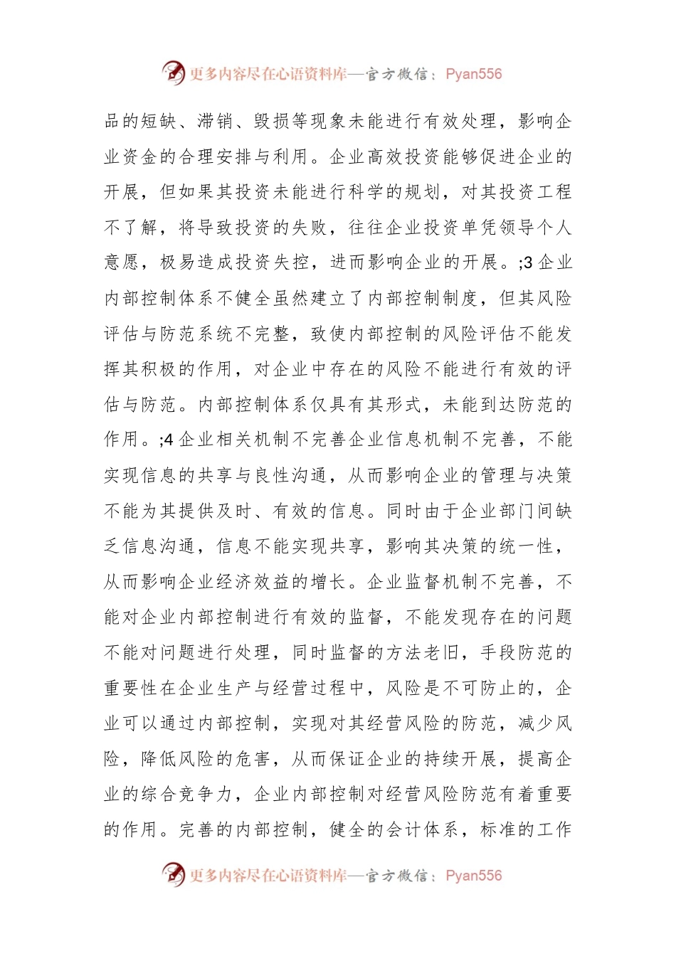 企业内部控制对经营风险的防范.docx_第2页