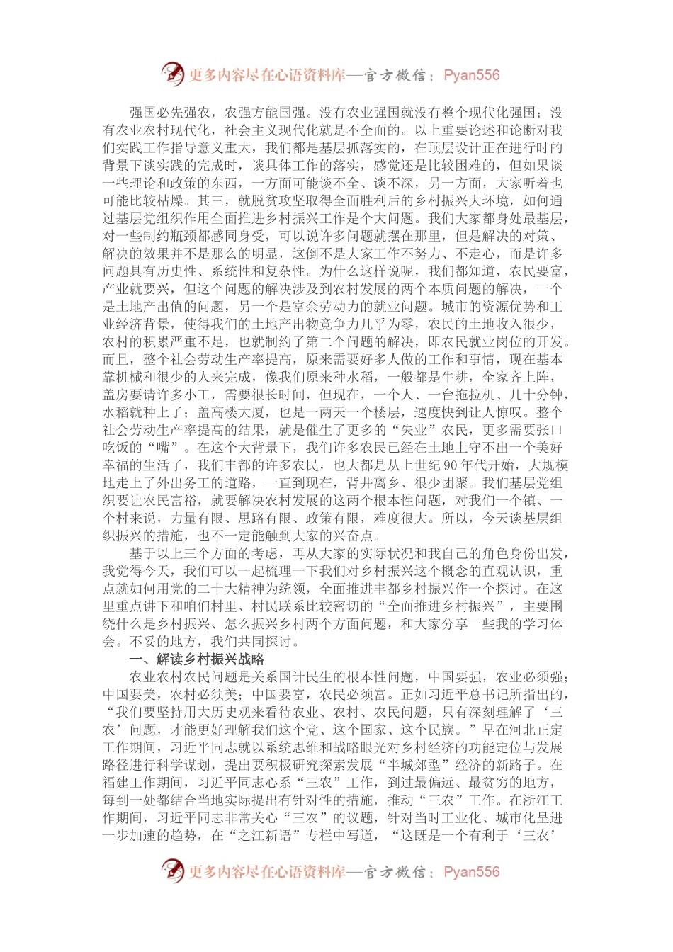 乡村振兴宣讲稿.docx_第2页