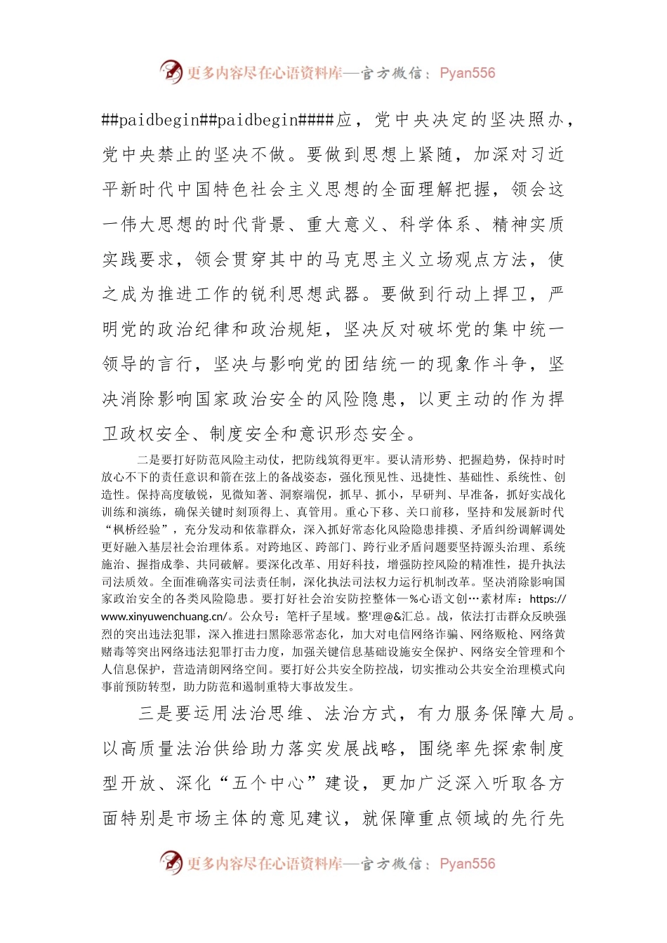 书记在新年度政法工作会议上的讲话.docx_第2页