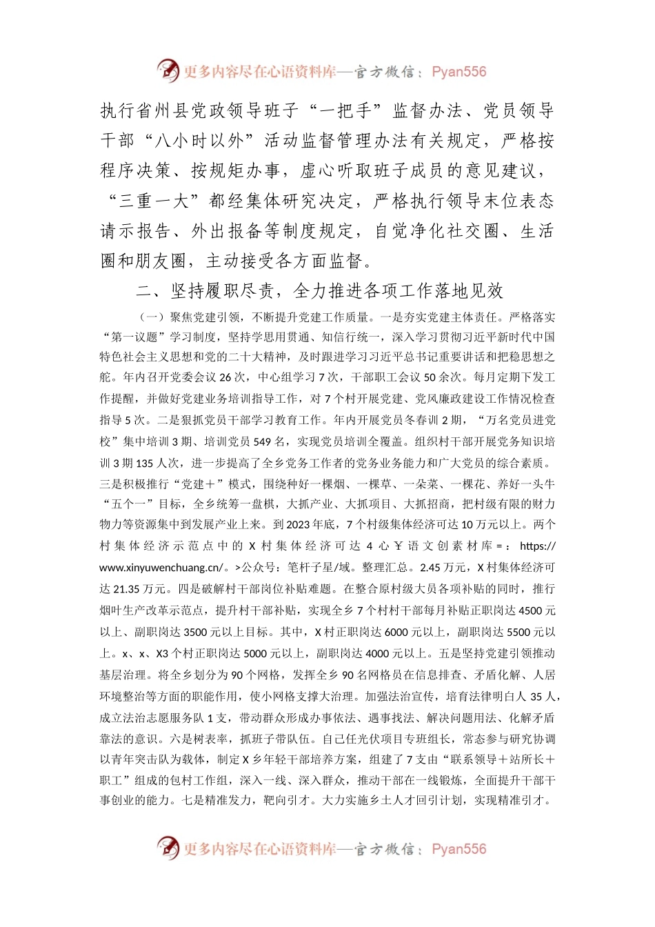乡党委书记2023年个人述职报告.docx_第2页