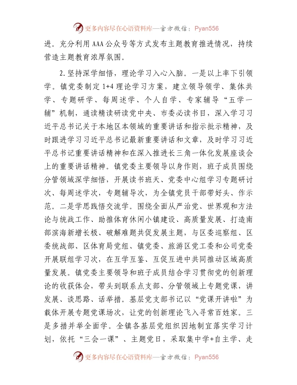 乡镇第二批主题教育总结.docx_第2页