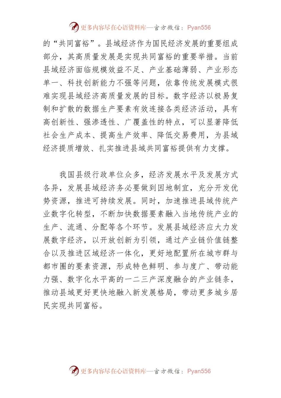 【讲义文稿】数字经济：激活县域共同富裕新动能.docx_第2页