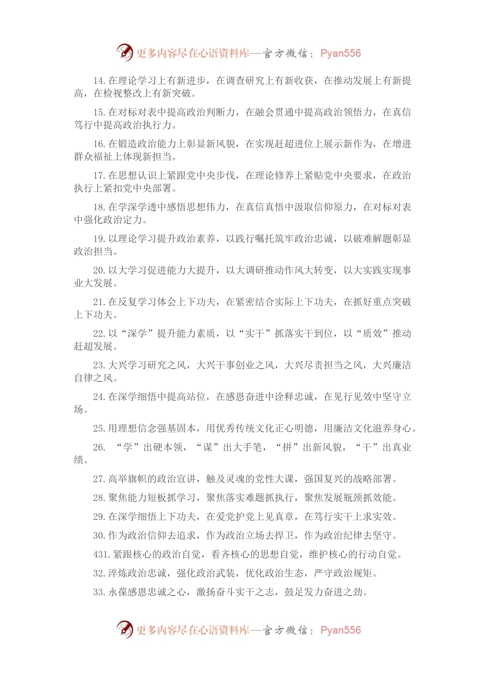 主题教育类排比句40例（2023年4月14日）.docx_第2页