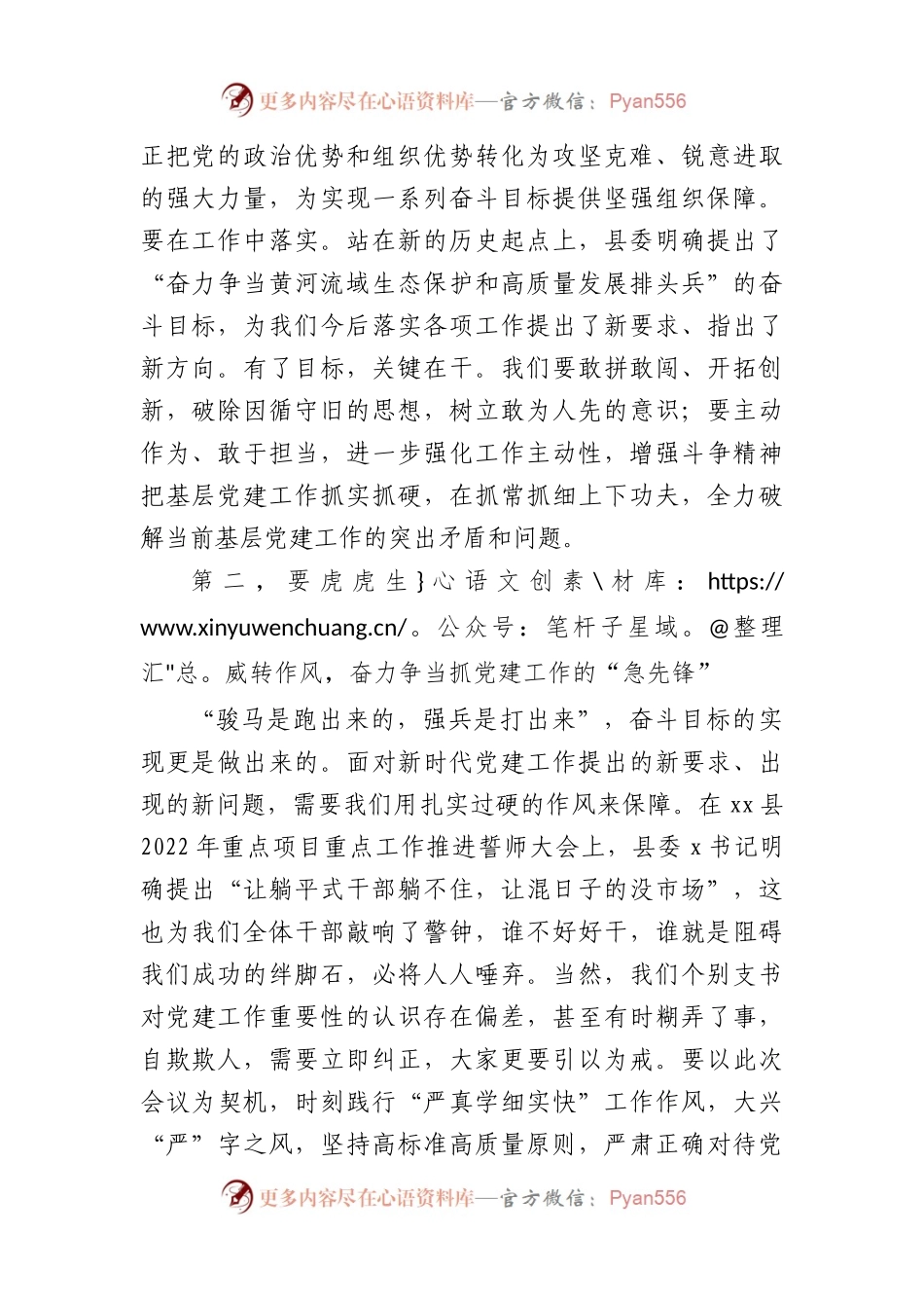 乡村党支部书记抓党建述职大会上的讲话.docx_第2页