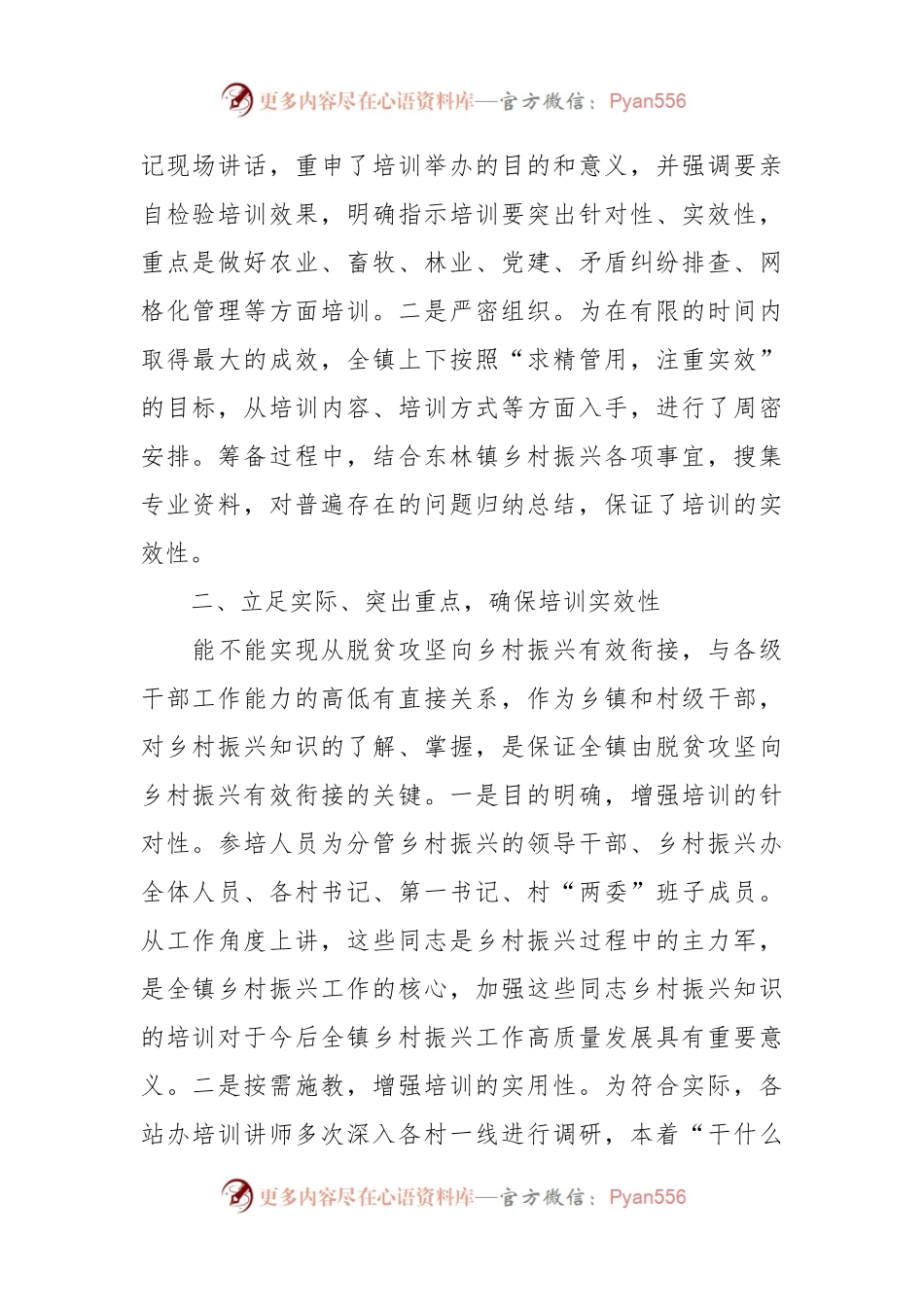 乡村振兴培训总结.docx_第2页