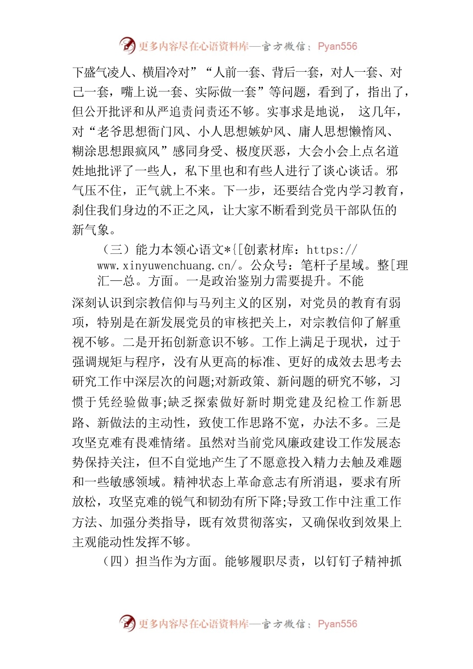 主题教育专题民主生活会剖析发言材料（公司党委委员）.docx_第2页