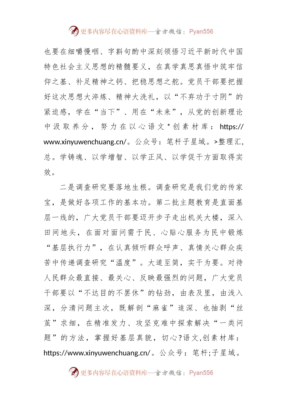 主题教育第二阶段发言稿提纲：理论学习入脑入心检视整改一抓到底.docx_第2页
