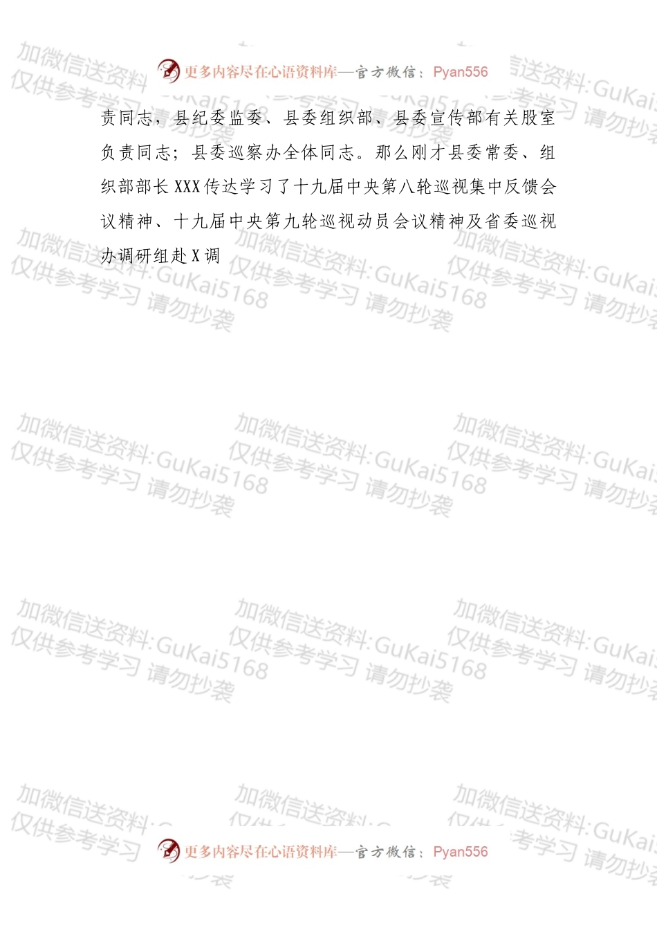 中共第十三届XX县委第一轮巡察动员部署会讲话稿.docx_第2页