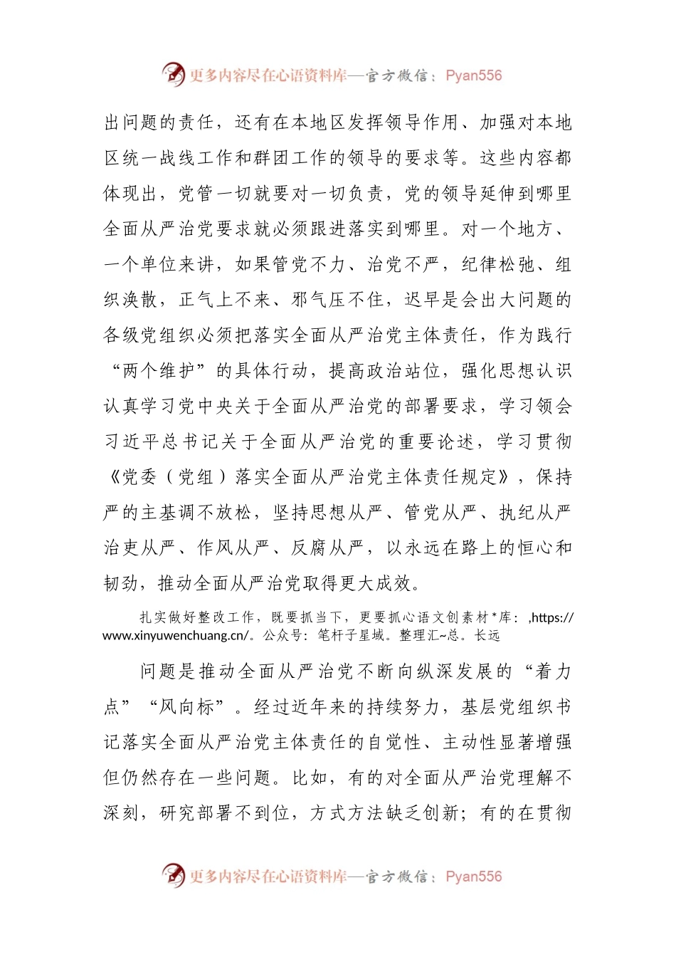 久久为功落实全面从严治党主体责任（市委书记）.docx_第2页