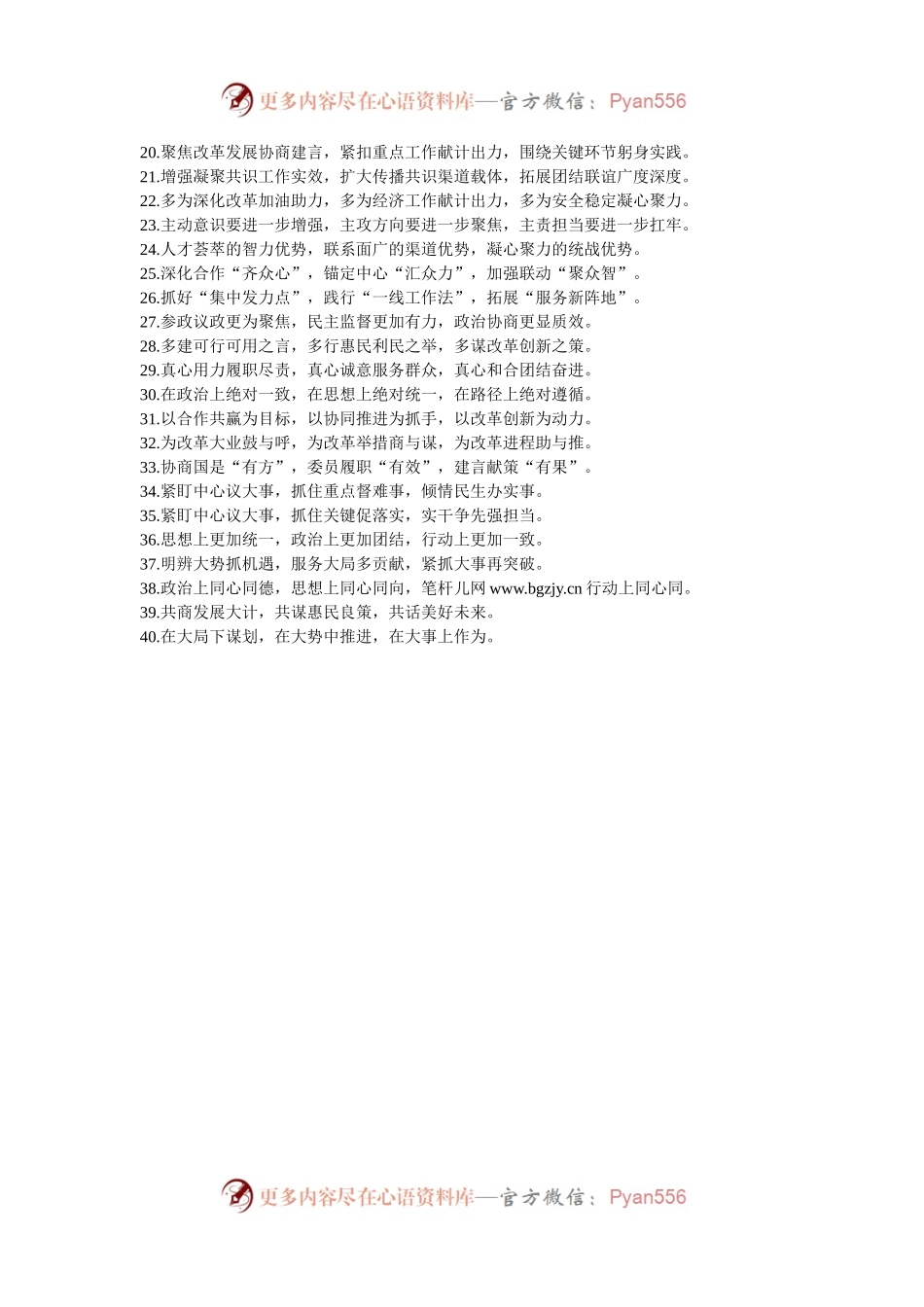 人大政协工作类排比句40例（2024年10月29日）.docx_第2页