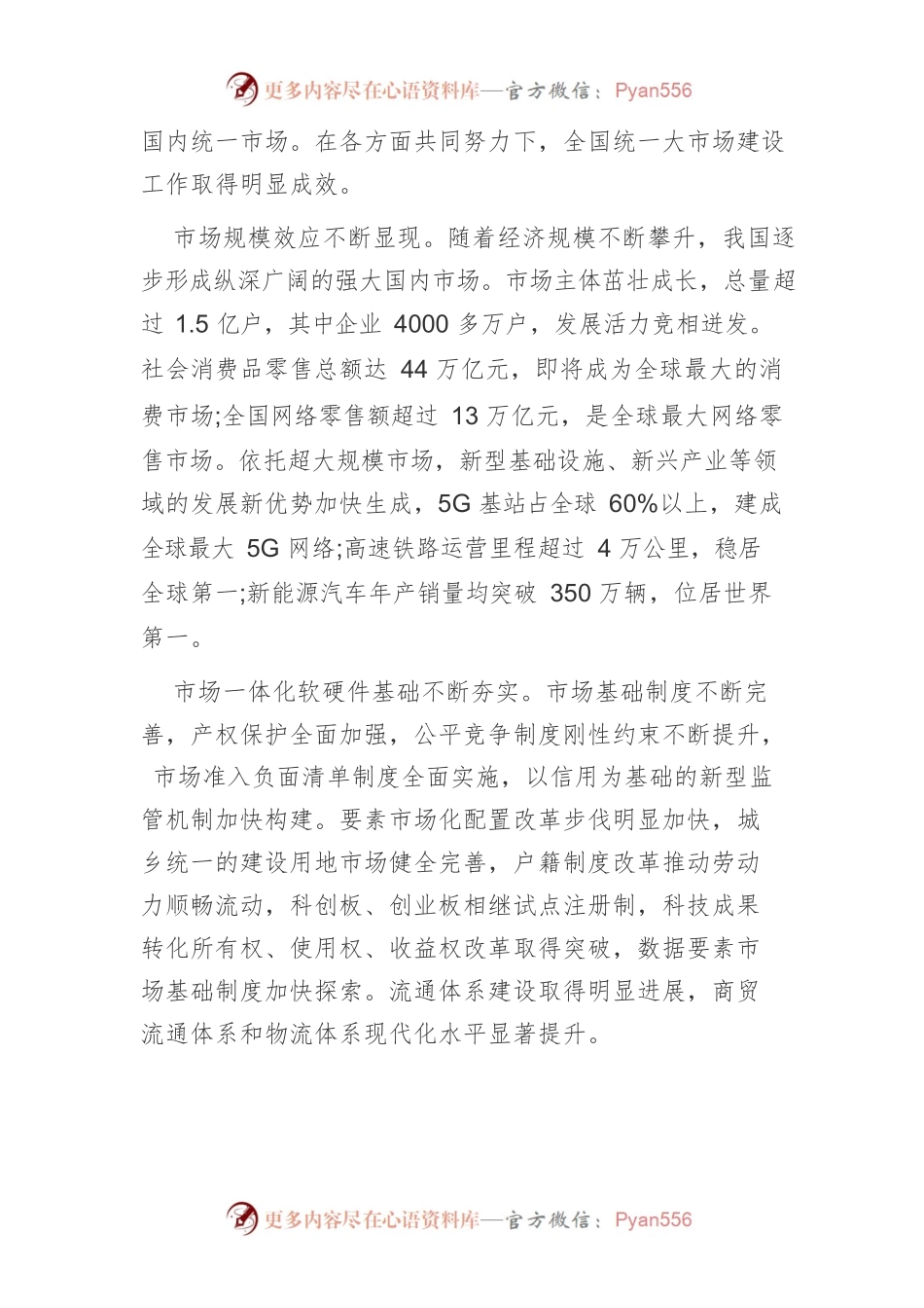 【讲义文稿】加快建设全国统一大市场为构建新发展格局提供坚强支撑.docx_第2页