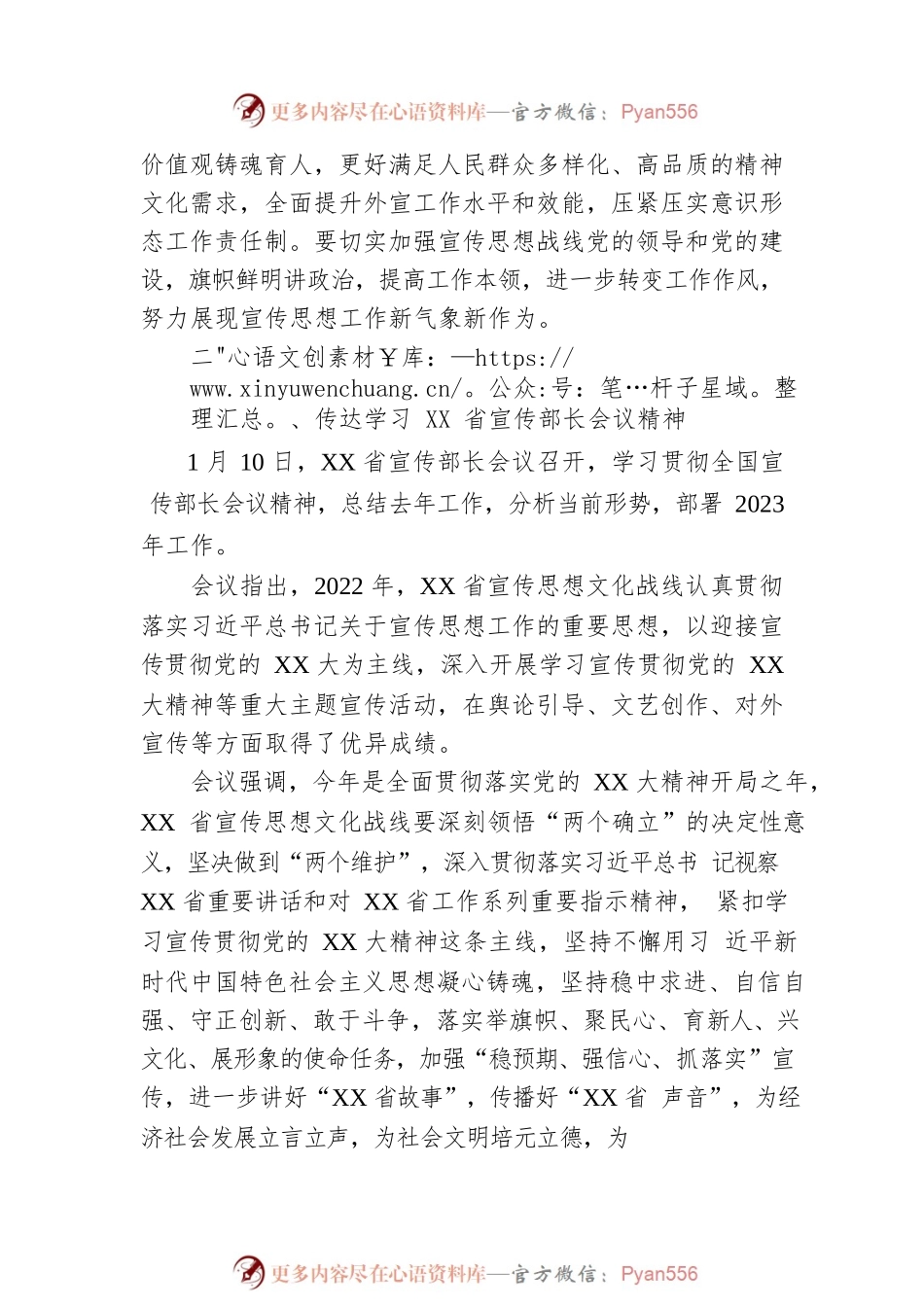 传达学习全国、全省、全市宣传部长会议精神发言提纲.docx_第2页