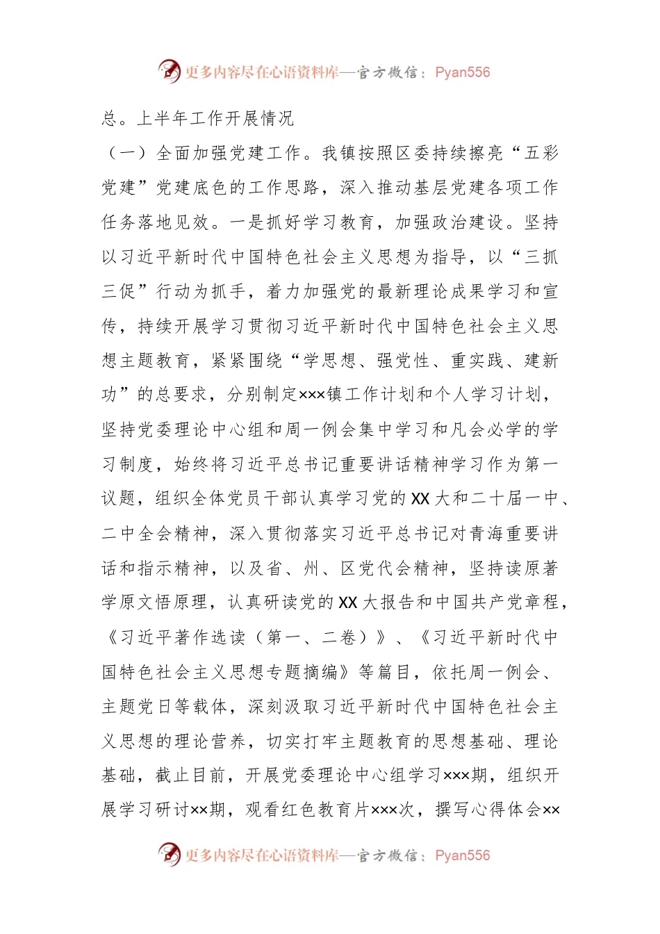 乡镇上半年工作总结及计划.docx_第2页