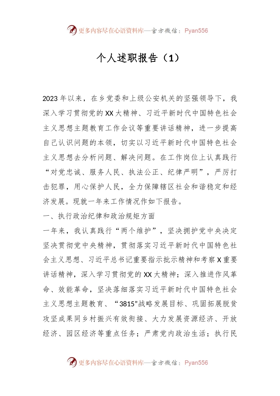 个人述职报告（1）.docx_第1页
