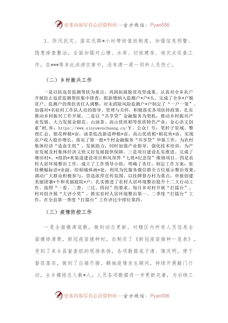 乡2022年重点工作汇报材料.docx_第2页