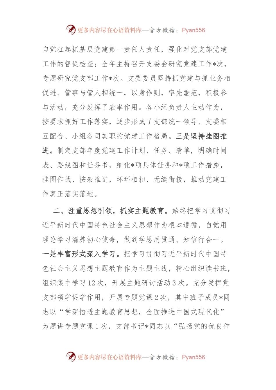 企业2023年党支部书记述职报告.docx_第2页
