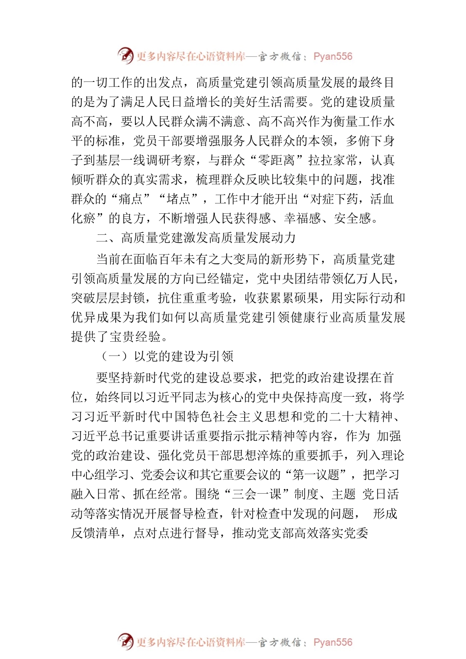 中心组理论学习研讨：以高质量党建驱动高质量发展.docx_第2页
