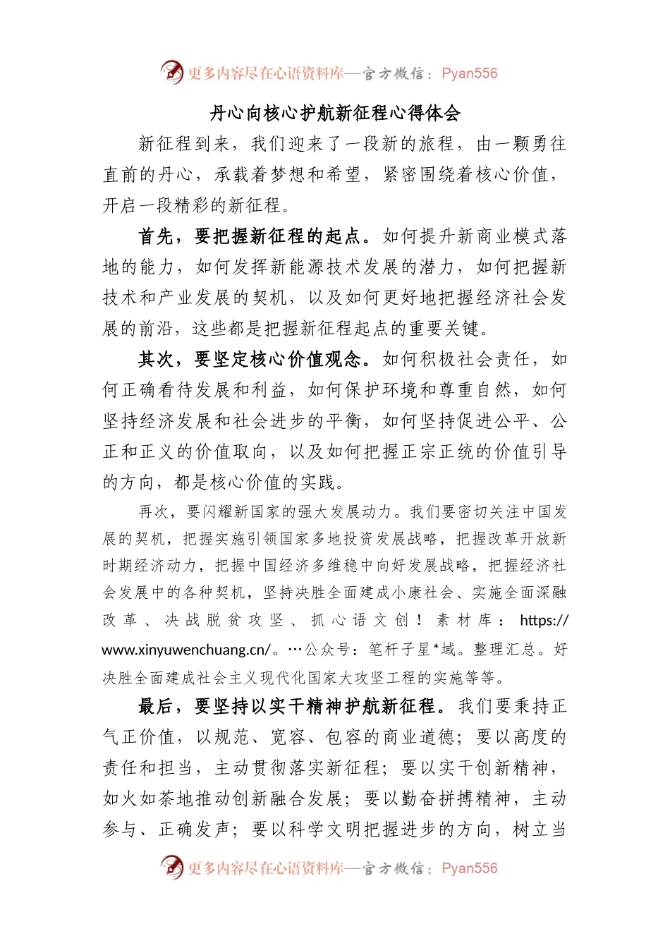 丹心向核心护航新征程心得体会.docx_第1页