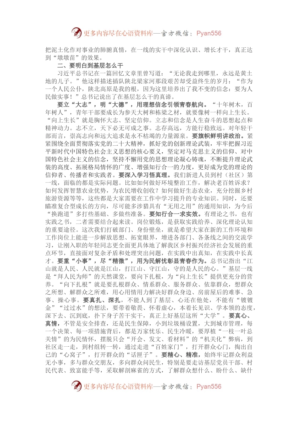 书记在干部下沉基层一线实践锻炼动员会上的讲话.docx_第2页