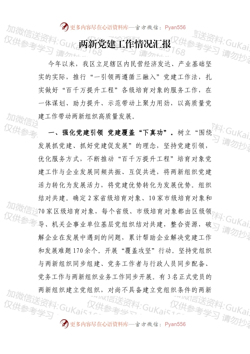两新党建工作情况汇报（3）.docx_第1页