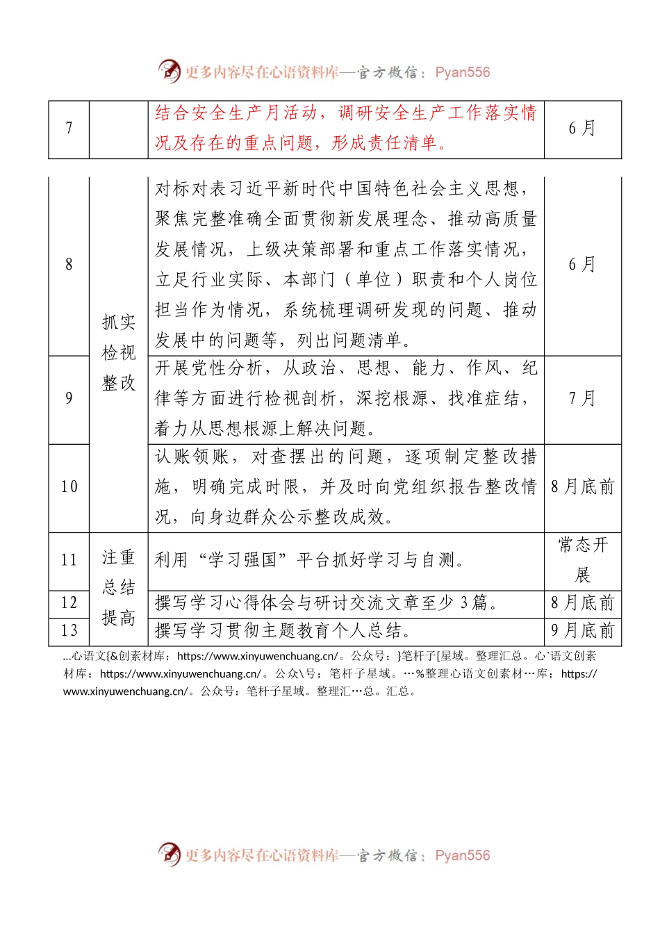 主题教育个人学习（计划表）.docx_第2页