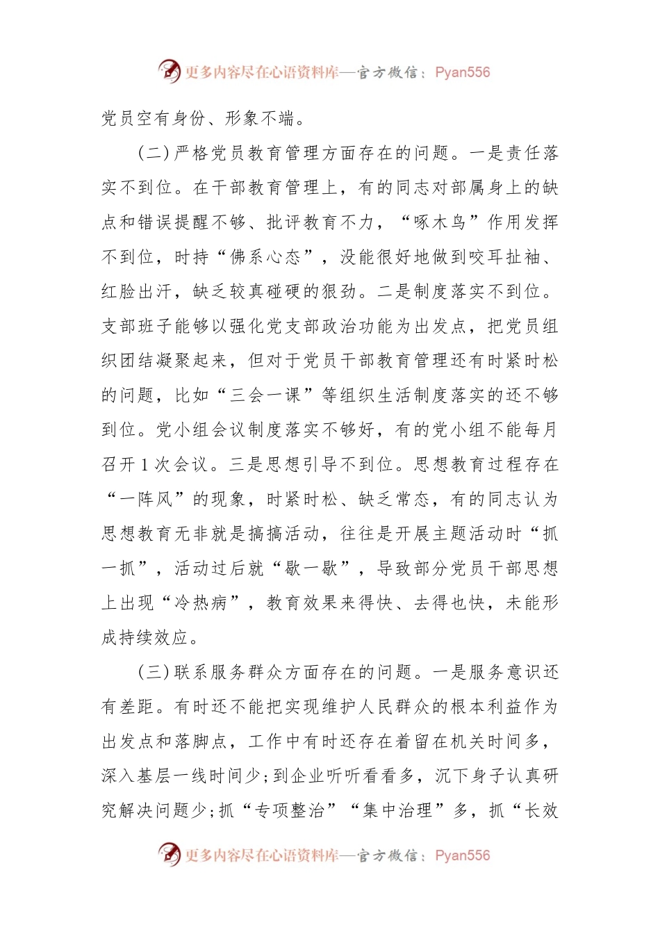 党支部书记第二批主题教育组织生活会个人剖析对照材料.docx_第2页
