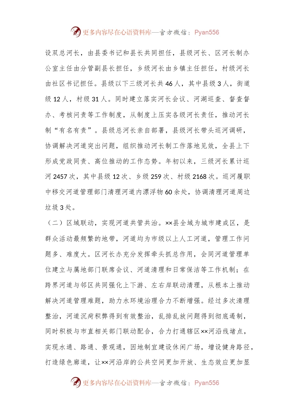 关于2024年河长制工作开展情况的报告.docx_第2页