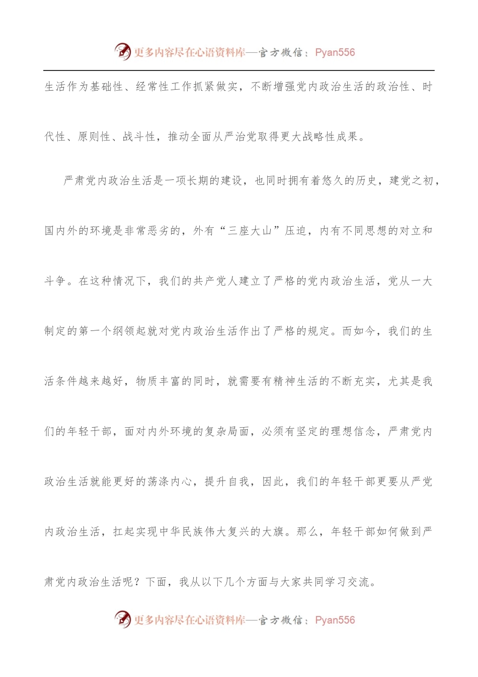 党课讲稿：用好党内政治生活“传家宝” 坚定扛起实现中华民族伟大复兴大旗.docx_第2页