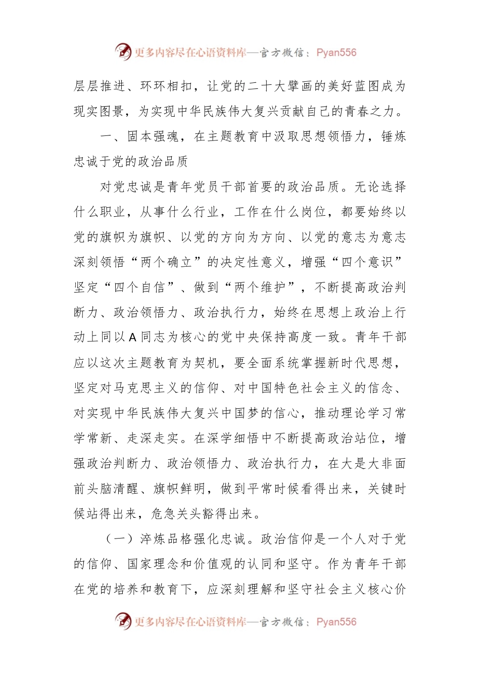 党课讲稿：青年干部要坚定理想秉持初心  努力在学思践悟中坚定理想信念  在奋发有为中践行初心.docx_第2页