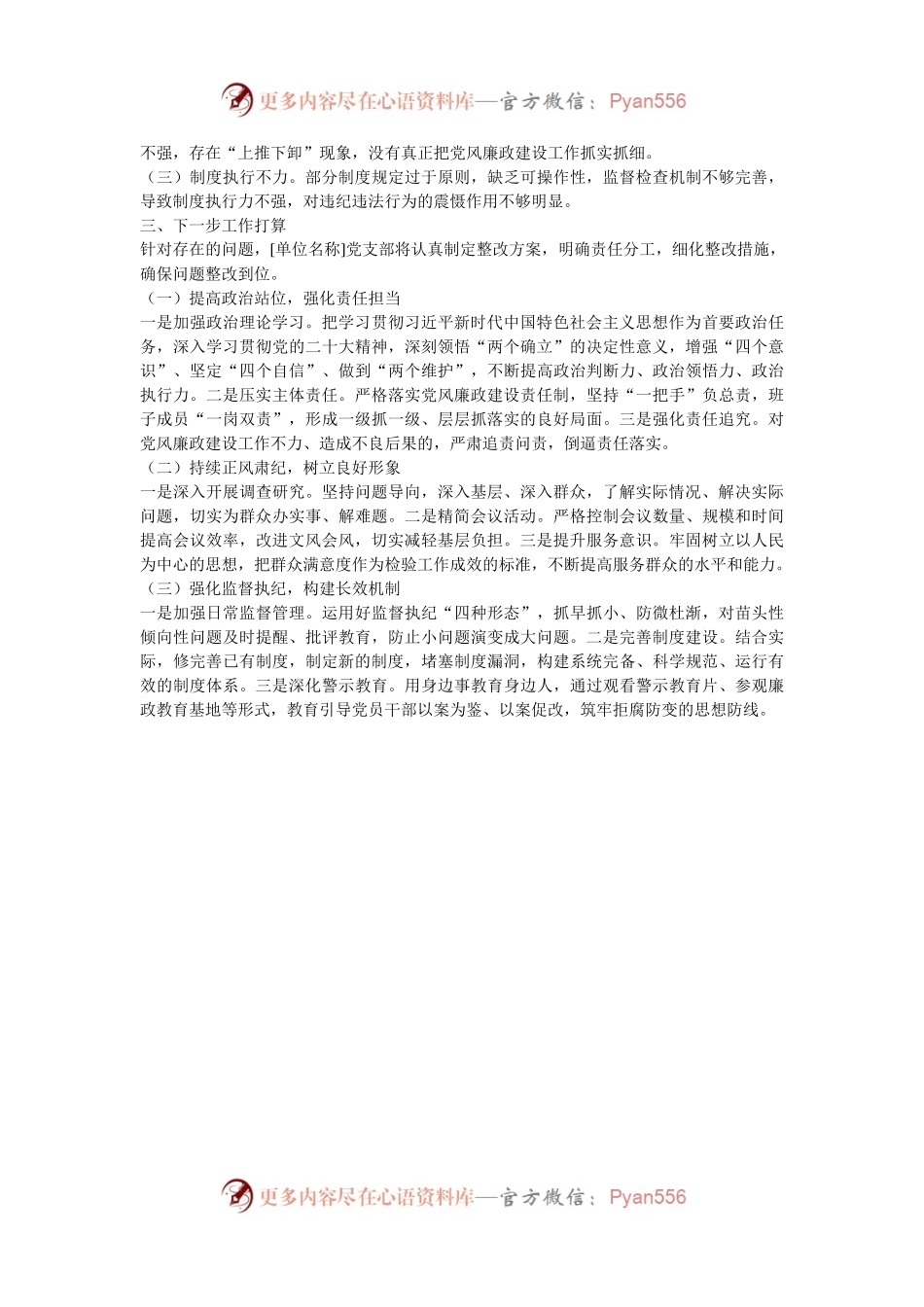 党支部落实全面从严治党主体责任存在的问题.docx_第2页