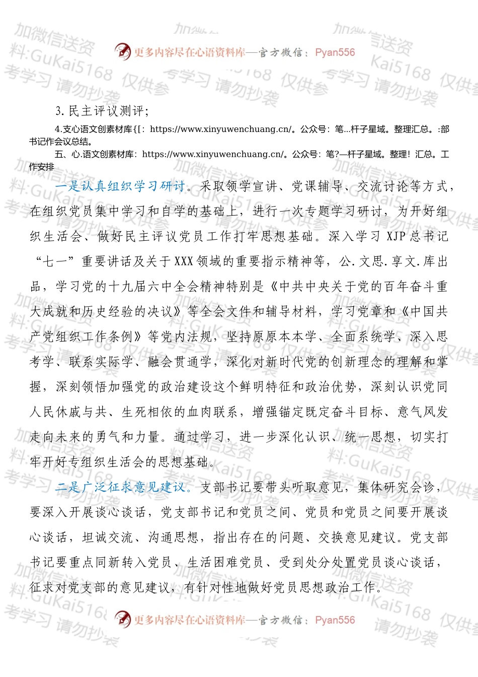 党支部202X年度组织生活会方案.docx_第2页