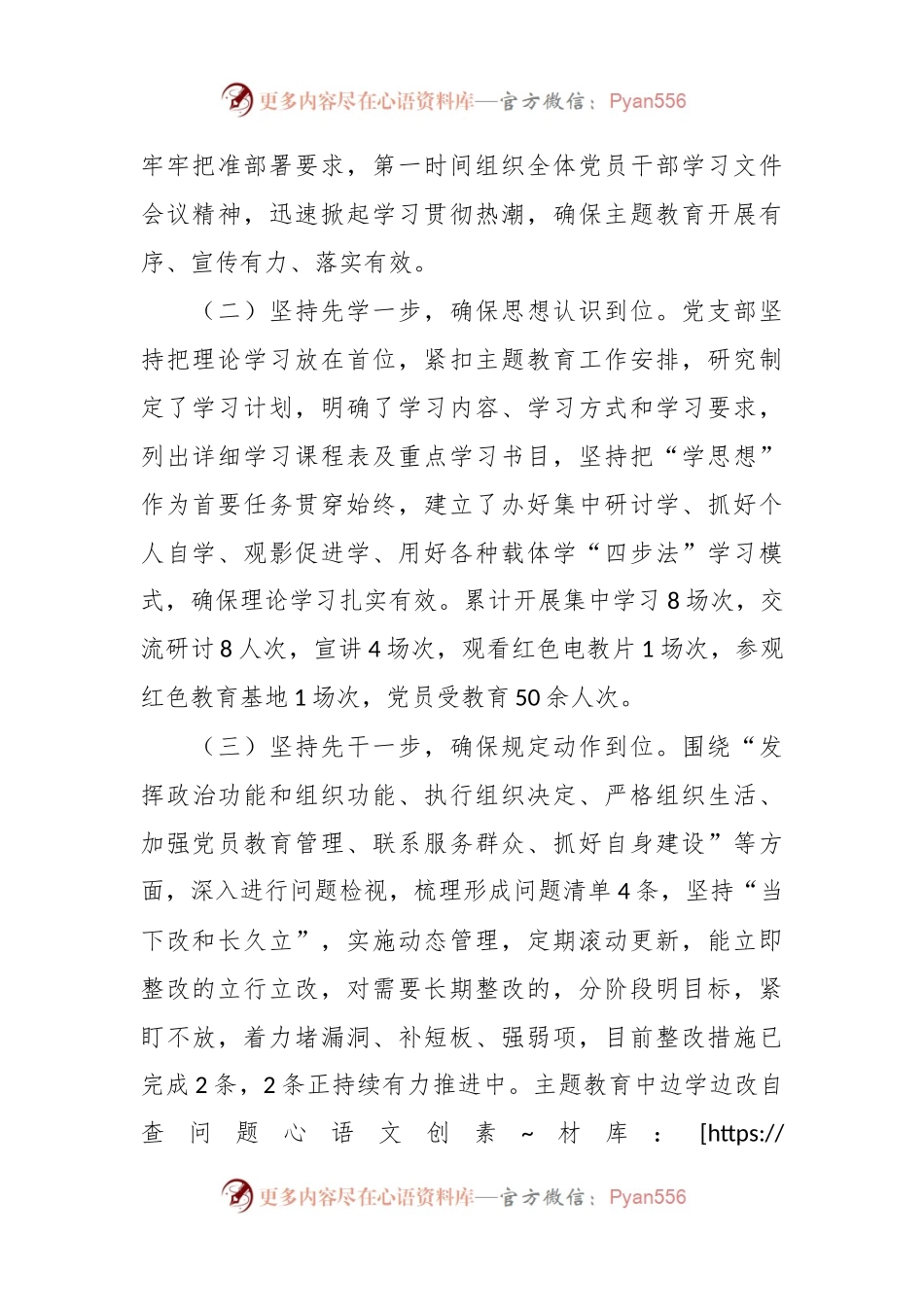 党支部主题教育开展情况汇报.docx_第2页