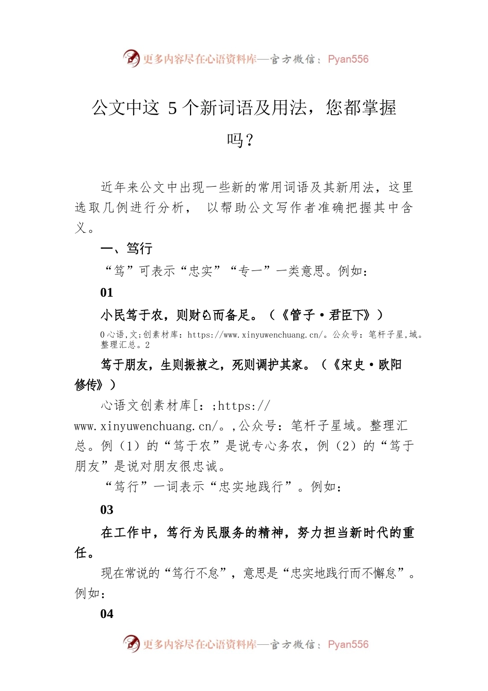 公文中这5个新词语及用法，您都掌握吗？.docx_第1页