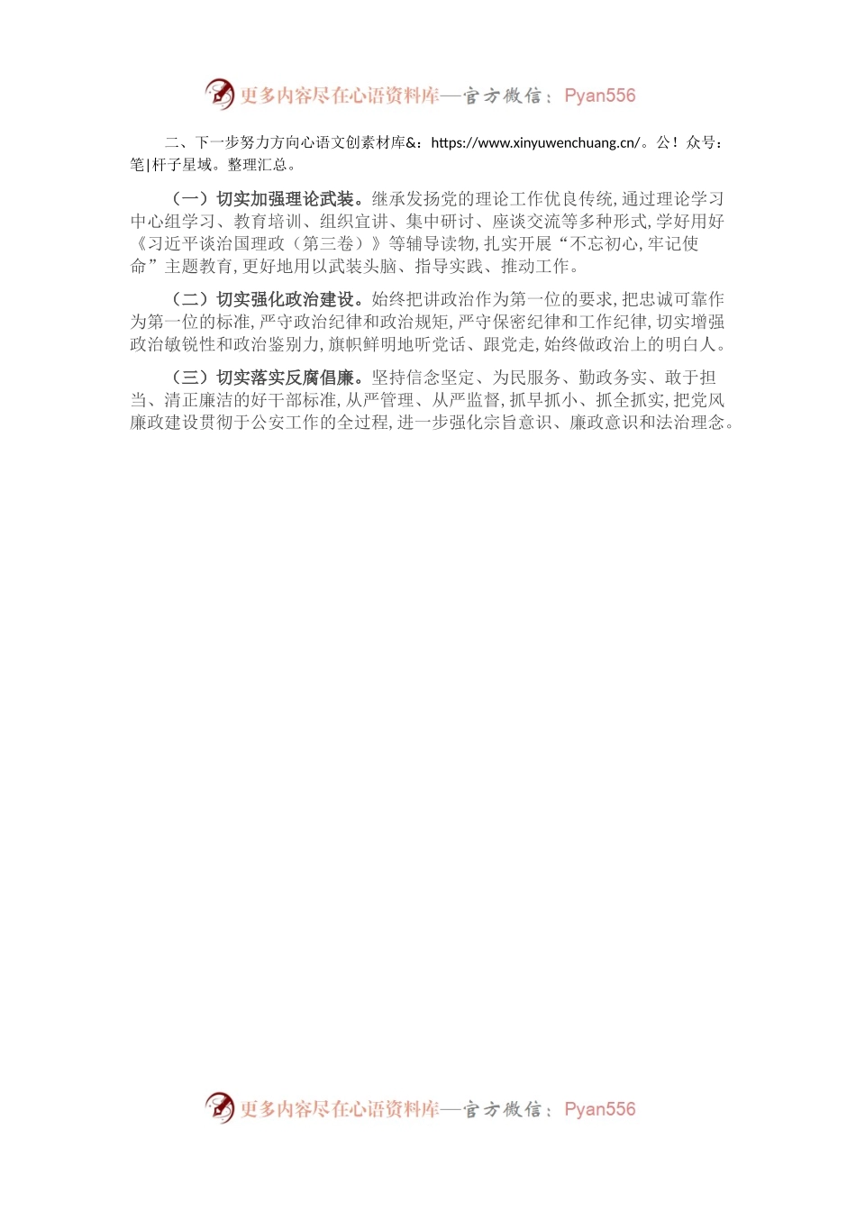 公安局科所队党支部落实全面从严治党主体责任情况报告.docx_第2页