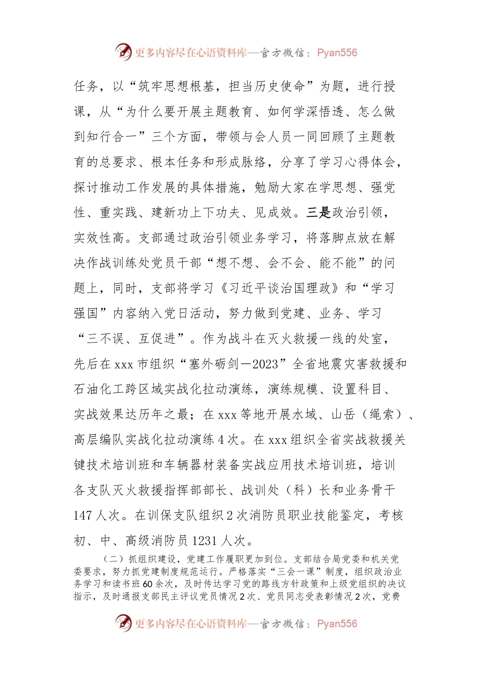 党支部书记抓党建工作汇报.docx_第2页