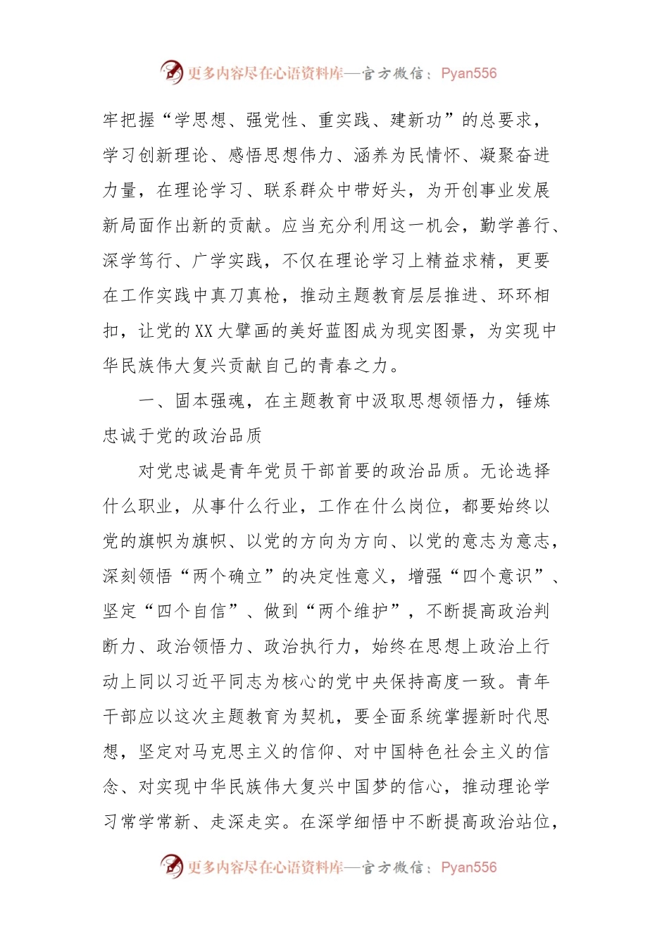党课：青年干部要在新时代新征程中担当作为，践行初心使命.docx_第2页