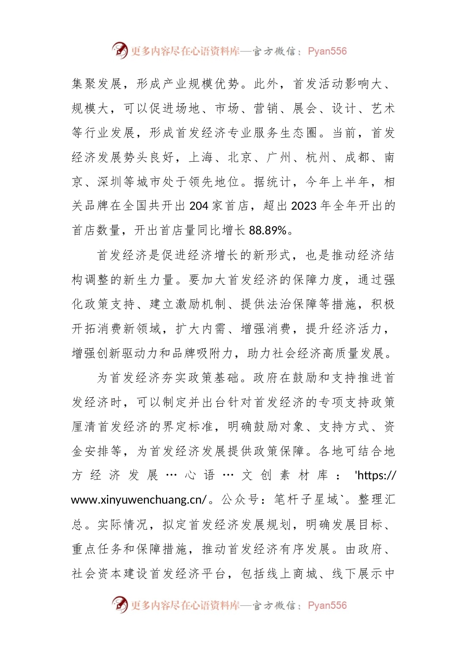 促进首发经济研讨发言稿.docx_第2页