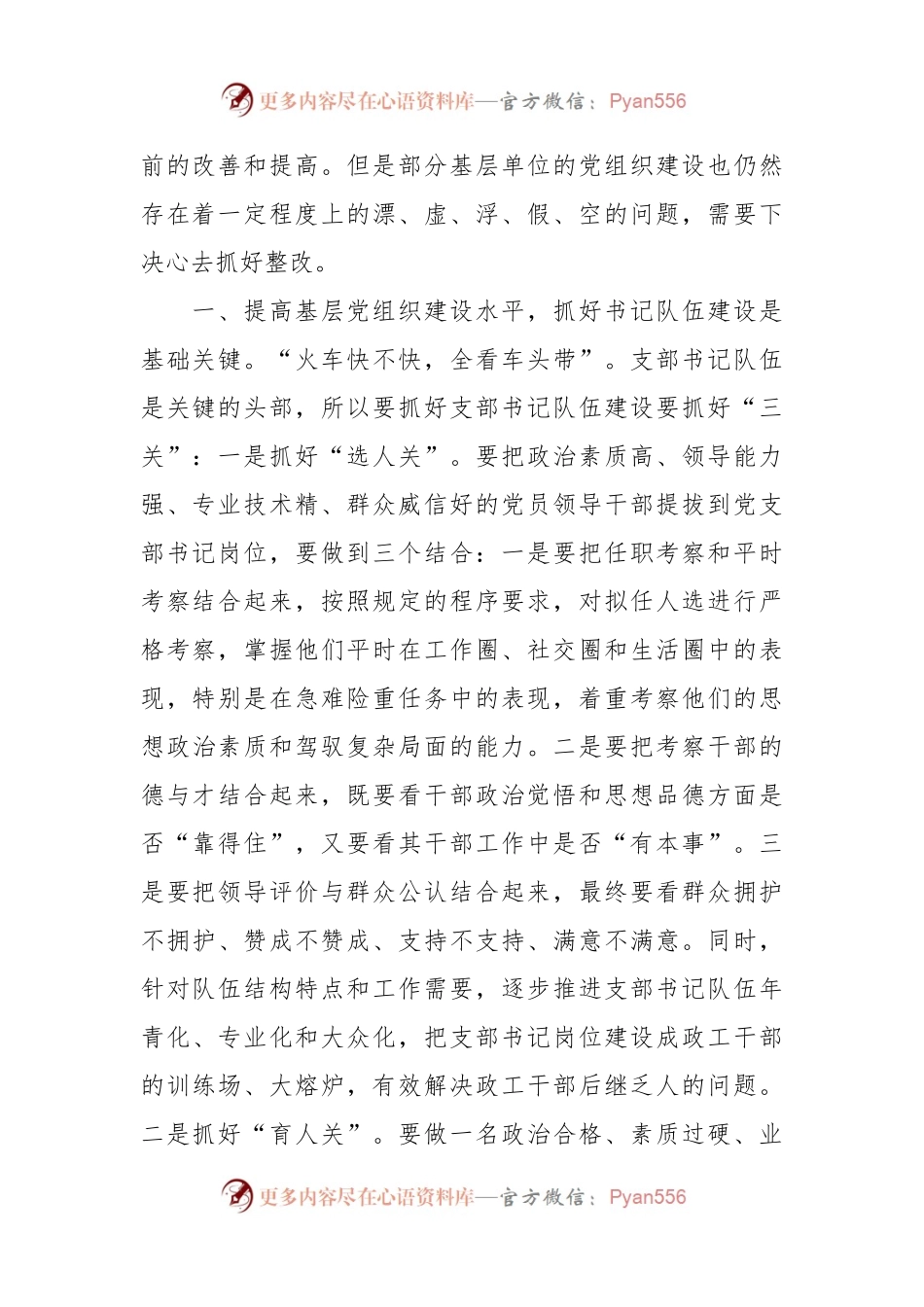 党课讲稿：夯实基础把握重点切实提升基层党组织建设质效.docx_第2页