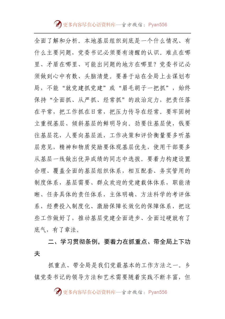 党课范文：如何学习《中国共产党支部工作条例（试行）》.docx_第2页